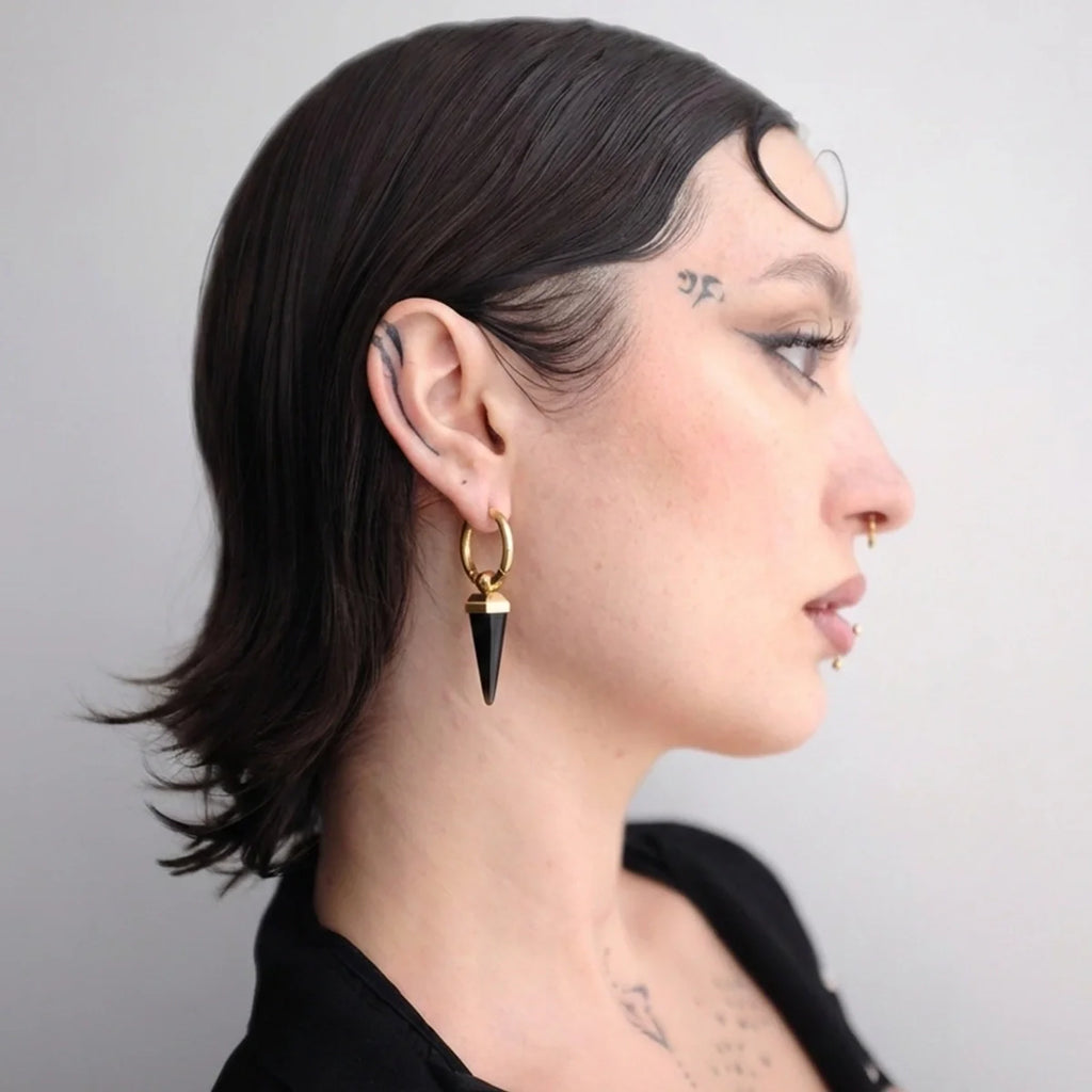 CRYSTAL PRISMATIC EARRINGS