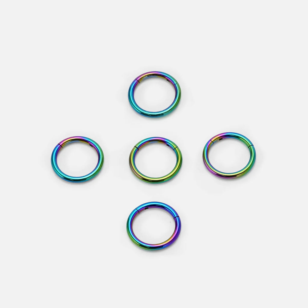CHROMATIC LOOP RING STACKS (5PCS)