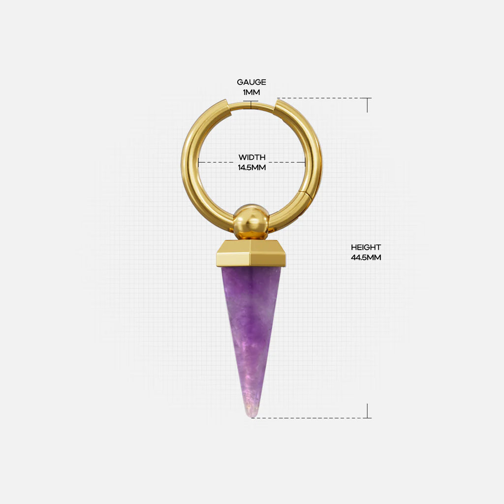 CRYSTAL PRISMATIC EARRINGS