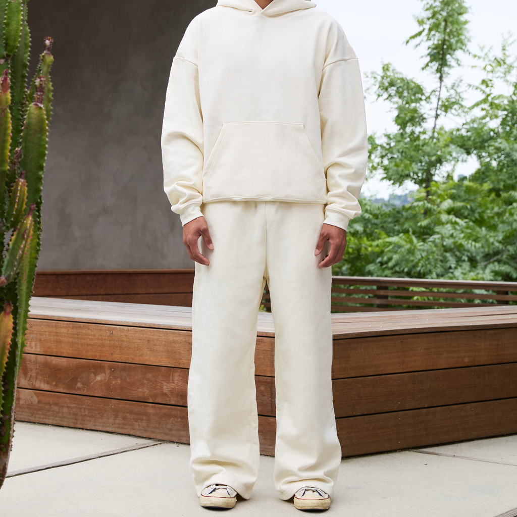 600 GSM 'Banana Milk' Core Sweatpants