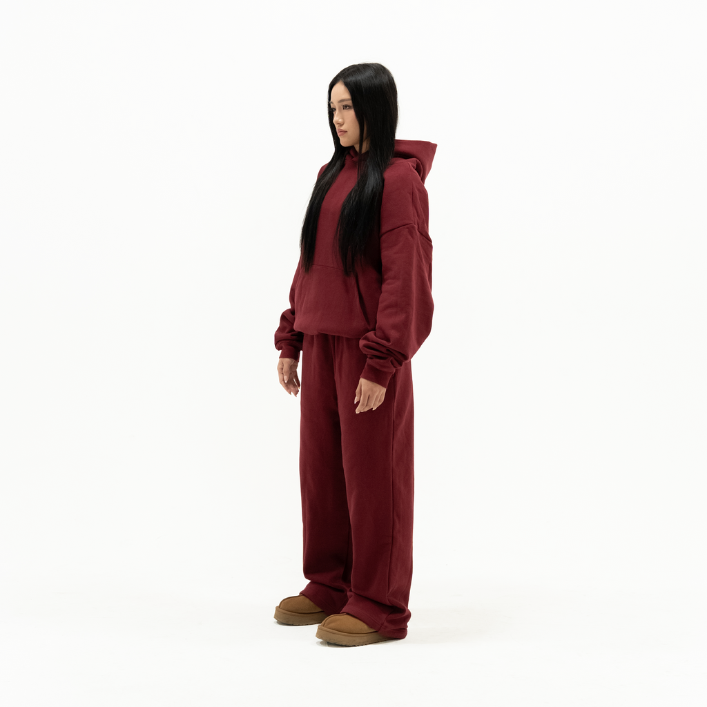 600 GSM 'Cabernet' Core Hoodie